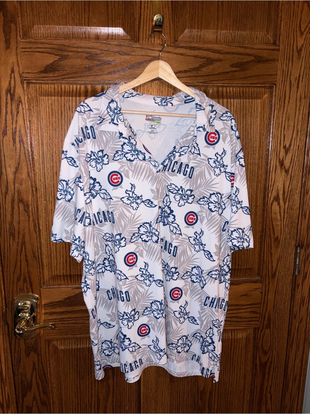 reyn spooner White and Navy Chicago Floral Button-Down Shirt